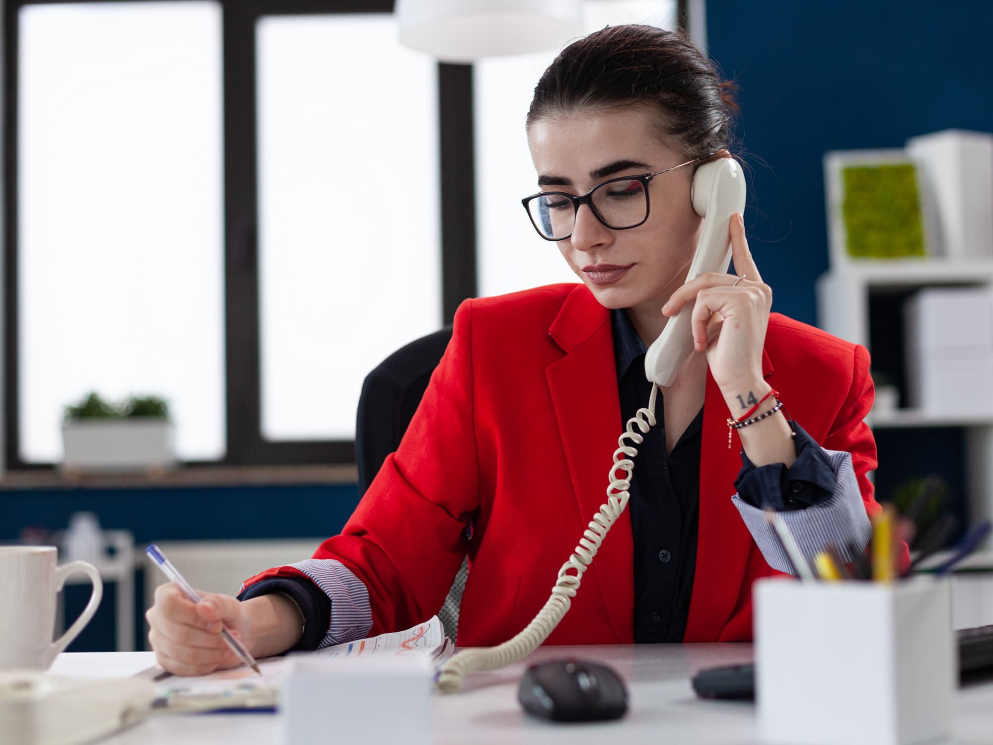 Modern office environment for business operations