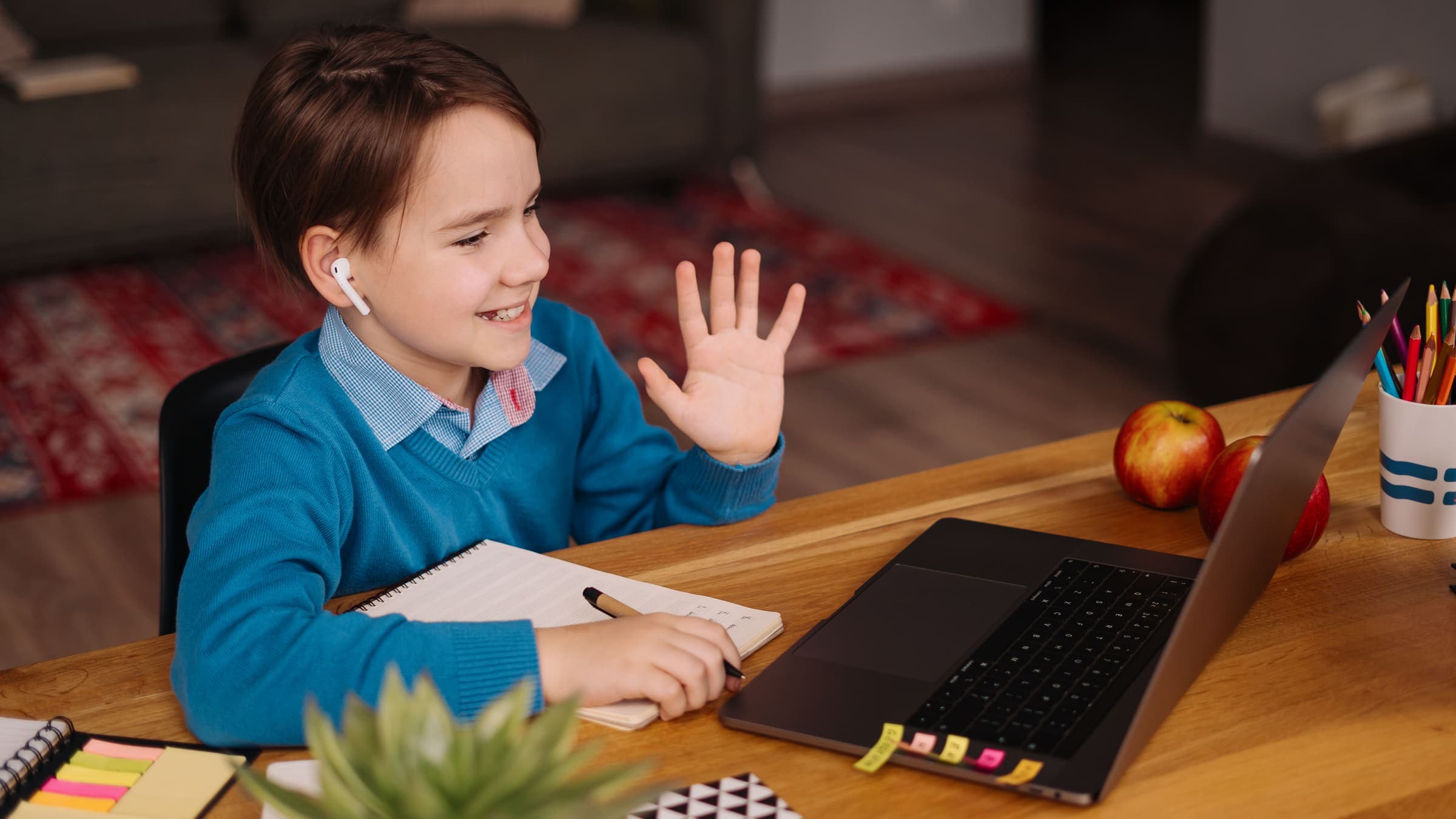 Students in virtual tutoring session